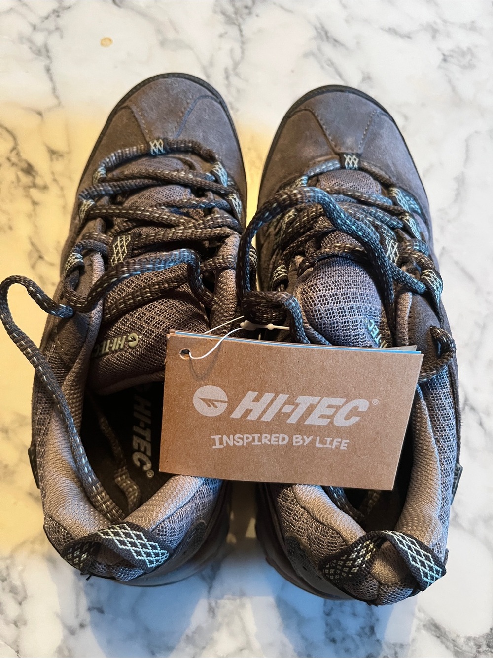Hi-Tec Grey and Black Athletic Hiking Shoes